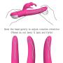 YETRUN Electric Rabbit Vibrator for Women 360° Rotation Dildo USB Rechargeable Vibrating Adult Sex toys G-spot Vagina Vibes Cordless Dual Motors Sexual Masturbator Discreet Package …