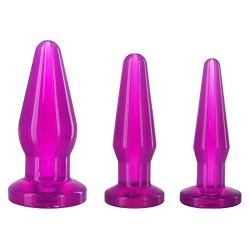 Lynx Filling 3plug Anal Trainer Set Purple