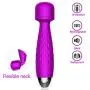Cordless Electric Wand Massager G Spot Stimulation Vibrator for Women 100% Waterproof Rechargeable Powerful Massage Wand with 10 Speed Vibrating Patterns Muscle Aches Whisper Quite