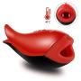 Utimi Male Masturbators Cup Rechargeable 10-Mode Masturbation Sex Toys with Powerful Vibration and Heating Function for Intense Stimulation