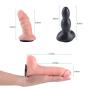 Strap-On Harness Realistic Dildos with Anal Plug,7 inch Large Dildo can Bend as You Want (Adjustable Skeleton Inside)