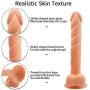 Quiet Power 12in Extra Huge Size Massager for Women Men Discreet Package - Péggîng Stráp ôn Only Sold by CFKTY (Beige)
