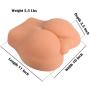 XISE Full Silicone Solid Sex Doll Male Ass Sex Toy for Gay Men
