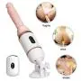 Adult Machine Gun Massage Powerful Retractable Machine Multi-Angle Adjustable Adult Toy, Automatic Machinegun Powerful Thrusting Actions,Flesh