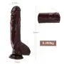High Quality Brown Realistic Muscle Relaxing Wand for Women Soft PVC Discreet Package High Quality Brown Realistic Muscle Relaxing Wand for Women Soft PVC Discreet Package