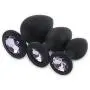 JINGJQINGCAO New 3Pcs/Set Smooth Silicone Butt Plug with Crystal Jewelry Waterproof Anal Plug JINGJQINGCAO New 3Pcs/Set Smooth Silicone Butt Plug with Crystal Jewelry Waterproof Anal Plug