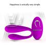 Huluda Wireless Remote Control G-S Vibe Clītoris Stimūlator Double Vibe for Women