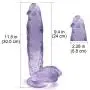 Wushuangyu 11.8 Inch Super Huge Long Full Body Massager Big Personal Relax Massage Wand for Women with Powerful Suction Cup - Vibrant Toy
