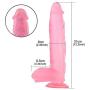 Sex Talk 12 inch Huge Dildo Extreme Big Realistic Sturdy Suction Cup Penis for Women Sex Toys（Pink）