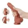 TTQQJJ 8.46 Inch Silicone Women and Men Soft Toys Body Relaxation - Cleaning Products Before and After Use - Flesh - Xiaoxuesinianji1.1