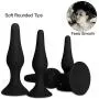 KM20-4Pcs-Set Soft Silicone But.t Pl~ugs Set - Best Idea for Gift for Women-Suitable for Long-Term wear (Black) KM20-4Pcs-Set Soft Silicone But.t Pl~ugs Set - Best Idea for Gift for Women-Suitable for Long-Term wear (Black)
