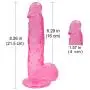 G-aouZhi 8.85 Inch Manual Wand Massager PVC Tool for Women Massaged Body Simulate D`idlo with Suction Cup, Pink Easy to Clean G-aouZhi 8.85 Inch Manual Wand Massager PVC Tool for Women Massaged Body Simulate D`idlo with Suction Cup, Pink Easy to Clean