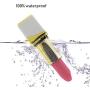 Lipstick Bullet Vib Mini Mssager for Women ，USB Charging Portable Handheld Magic Wand Vibrator Mini Bullet for Women (White)