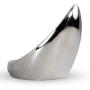 LeLuv Eyro Cock Ring Stainless Steel Tear Drop Perenium Pressure 2.25 inch 5.7 cm