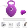 Romi Vibrating Rechargeable Waterproof Lock Fine Ring For Men and Women Couples Sharing Orgasm Stimulate The Clitoris And Vagina Massage Sex Toys