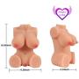 Lo`vel`y Girl’s 3D Mo`de`l Female Torso Three in One Lengthened Channel with Multi Large Particles
