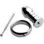 Zeus Electrosex Zeus Deluxe Series Voltaic for Him Stainless Steel Male E-Stim Kit