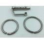 Taroi Male Stainless Steel Hollow Urethral Dilators Sounding Pênis Plug with Glans Rings Sounds Catheters Toys