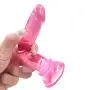 JSCRlove 6 in Beginners Mini Soft-Ďîldɔ Women Massager Realistic Dual Density Toy,Beginners Lifelike Suction Cup Tools(Pink) Women Socks