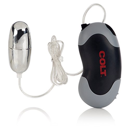 CalExotics Colt Xtreme Turbo Bullet Vibrator For Men - Waterproof Sex Toys for Couples - Wired Adult Male Vibe Egg Prostate Massager - Black