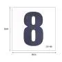 50 Sheets Numbers Finger Neck Face Temporary Tattoo Sticker DIY Body Art