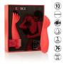 Calexotics Blaze Flickering 10 Function Waterproof Vibrator, Red