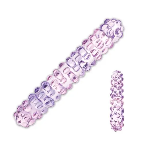 Gläs Purple Rose Nubby Dildo Gläs Purple Rose Nubby Dildo