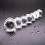 MXD Crystal Clear Glass Bǔtt Pull Beads Comfortable Massage Wànd Female Relaxation Toys T-Shirt MXD Crystal Clear Glass Bǔtt Pull Beads Comfortable Massage Wànd Female Relaxation Toys T-Shirt