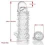 The Smith Couple Clear Crystal Skin Dragon Penis, Sleeve Reusable Delay Condom Enlargement Penis, Ring Increase Sex Toys for Men Sex Products