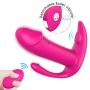 Adullt Toy for Women Pleasure 9-Speed Wearable Dual Motor Vib Waterproof Invisible C-Msager Rechargeable G-Stimulator Remote Control for Women Couples (Hot Pink)
