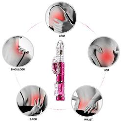 Wand Massager Wireless Handheld Personal Body Therapeutic Massager 12 Modes Cordless Electric Wand Massager Waterproof Portable