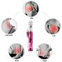 Wand Massager Wireless Handheld Personal Body Therapeutic Massager 12 Modes Cordless Electric Wand Massager Waterproof Portable