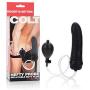 California Exotic Novelties Colt Hefty Probe Inflatable Butt Plug, Black