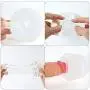 Rechargeable Penis Pump ED Vacuum Pump with 4 Suction Power for Mens Sexual Enhancement, PALOQUETH 2 in 1 Erection Pump with Male Masturbation Sleeve for Oral Sex, 12.3 inch