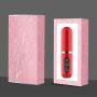 Lipstick Vibrator Bullet Clitoral Vibrator with 12 Speed for Travel Rechargeable Waterproof Adult G-Spot Vibrator Sex Toys for Women (Red)