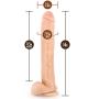 Eden 14" Extra Long Thick Realistic Dildo -- Monster Cock and Balls Dong -- Suction Cup Harness Cup -- Sex Toy for Women -- Sex Toy for Adults (Beige) Eden 14" Extra Long Thick Realistic Dildo -- Monster Cock and Balls Dong -- Suction Cup Harness Cup -- Sex Toy for Women -- Sex Toy for Adults (Beige)
