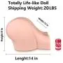 Huge Pussy Ass Male Masturbator Realistic Sex Doll for Men Best Party Gift - Life Size Women Fat Buttocks Silicone Torso Love Doll with 3D Mature Vagina and A Tight Anus Butt Sex Toy for Men Huge Pussy Ass Male Masturbator Realistic Sex Doll for Men Best Party Gift - Life Size Women Fat Buttocks Silicone Torso Love Doll with 3D Mature Vagina and A Tight Anus Butt Sex Toy for Men
