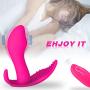 Wearable G Spot Vibrator, Clitoris Anal Vagina Stimulation Dildo Vibrators with 10 Vibrations Remote Control, Invisible Fantasy Waterproof Vibrating Patterns，Rechargeable Sex Toys for Women