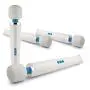 SYU Wand Massager Handheld Massager Electric Massager Personal Body Massager Cordless USB Rechargeable Pain Relief with 10 Powerful Speeds 20 Wave Pulsations (White) SYU Wand Massager Handheld Massager Electric Massager Personal Body Massager Cordless USB Rechargeable Pain Relief with 10 Powerful Speeds 20 Wave Pulsations (White)