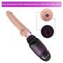 Automatic Thrusting Dildo Sex Machine for Women, Remote Control, Adjustable Angle Bracket Power Sucker Realistic Vibrating Dildo Masturbation Machine