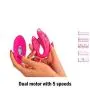 ❤️ LuLu 4 Plus - Wireless Waterproof Dual Vibrator For Him Her & Couples, 5 Unique Patterns, Made Of Body Safe Silicone - Rose Red ❤️ LuLu 4 Plus - Wireless Waterproof Dual Vibrator For Him Her & Couples, 5 Unique Patterns, Made Of Body Safe Silicone - Rose Red