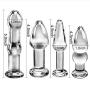 LLFX Crystal Clear Glass Backyard Toy Smooth and Comfortable 4 Piece Set Couple Sharing Toys Backpack