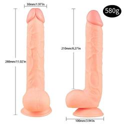 WYQ-BB Adult 11in Flexible Realistic Wand Toys for Women and Men