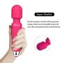 Powerful Strongest Quiet Waterproof magic Vibrating Wand Electric Massager Upgrade Cordless 8 Multi-Speed 20 Vibration Modes use for back waist foot Hand Pains&Sports Recovery Relieves fatigue Stress