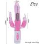 ARIRRA Bunny Triple Pleasure Rabbit Vibrator G Spot Dildo Vibrator Sex Toys for Woman