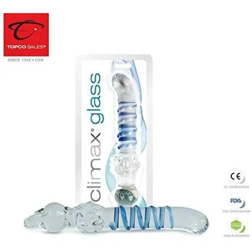 Climax Glass 4-Way Glass Dildo, Realistic Dong Fake Penis Adult Sex Female Masturbation Toys, 0.09 Pound Climax Glass 4-Way Glass Dildo, Realistic Dong Fake Penis Adult Sex Female Masturbation Toys, 0.09 Pound