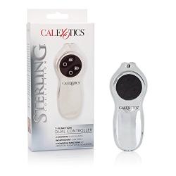 CalExotics Sterling Collection - Remote Control For Vibrating Bullets - Sex Toys for Couples - Adult Egg Vibe Massager Controller - Silver