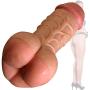 Silicone Reusable Pênnís Sleeve Flexible Gláns Sleeve Pênnís Enlargement Extender Delay Éjaculation Ring for Men