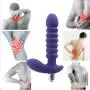 Amal Trainer Toys T-Shirts Anales Trainer Massage Toy for Unisex-10 Frequency Vib Silicone Waterproof Electric Massager - Male P-rostáte Massager Purple By Dwoon
