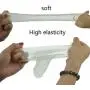 SHEQU Reusable Penis Sleeve Extender Clear Silicone Extension Sex Toy Cock Enlarger Condom Sheath Delay Ejaculation Toys for Men (3pcs Small, Medium and Large Included)